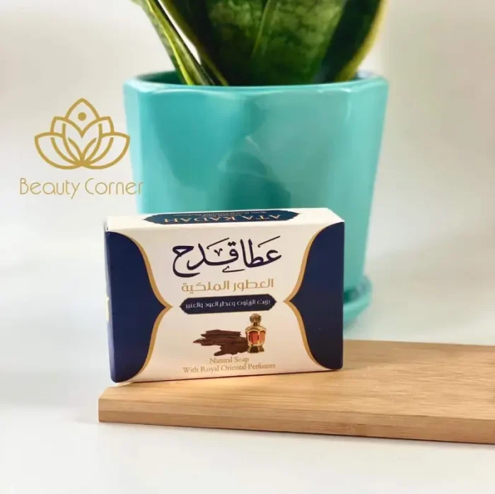 صابون عطا قدح (عطر العود والعنبر)